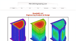 Desktop Screenshot of fea-cae-engineering.com